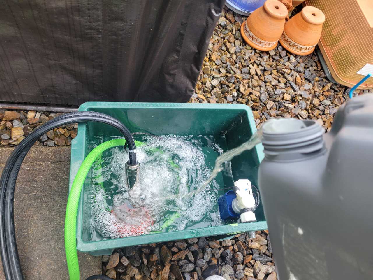 バイオ洗浄原液混入。