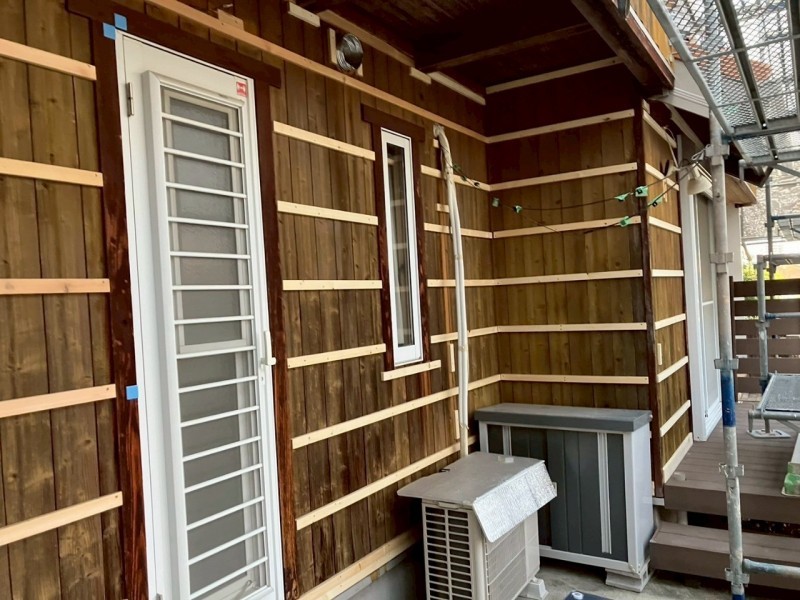 下地組みです。