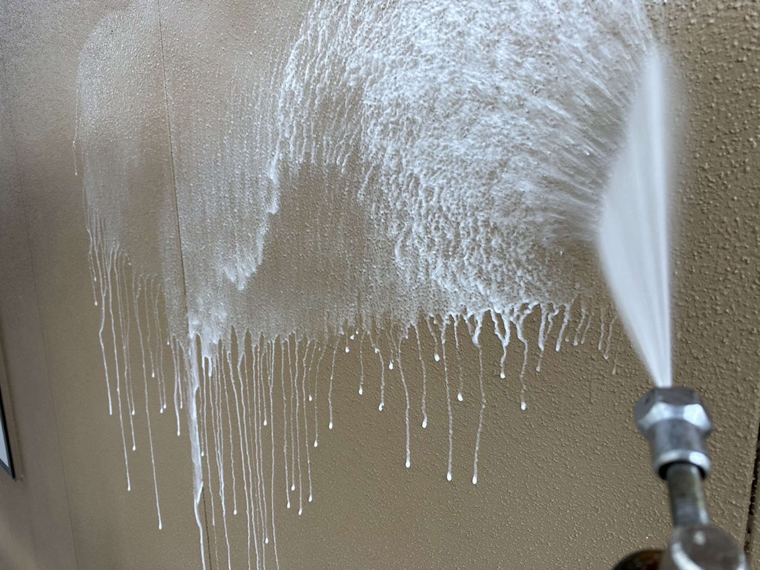 バイオ洗浄塗布です。