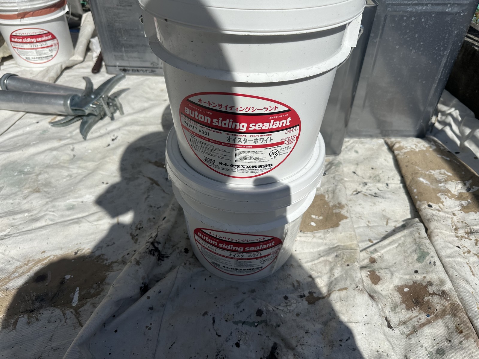 材料検収です。