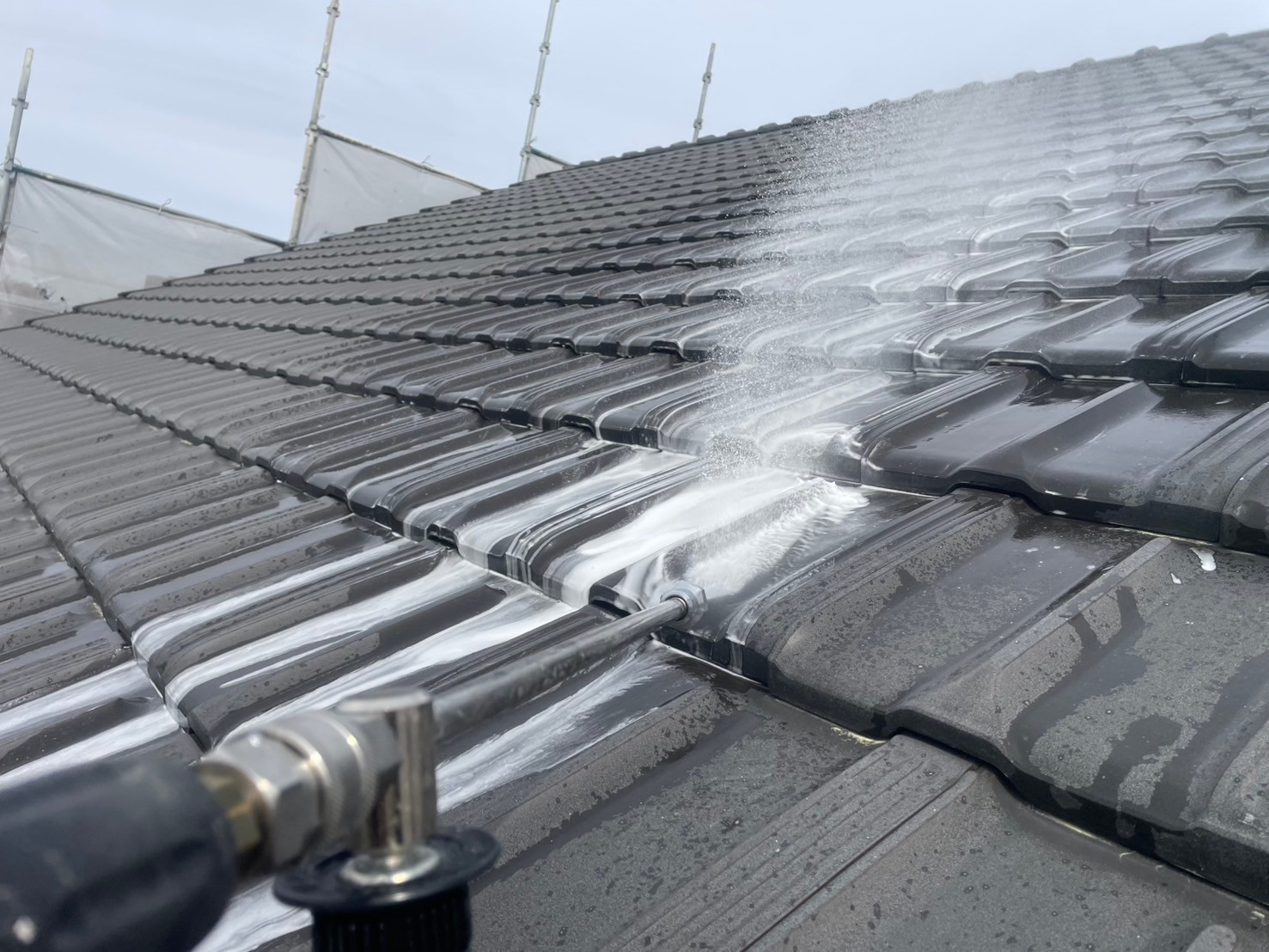 バイオ洗浄塗布です。