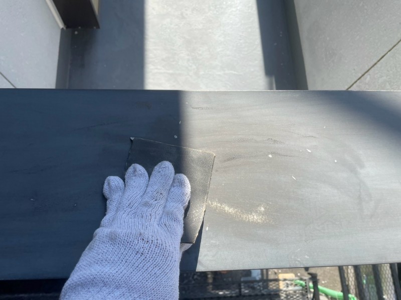 ケレン作業です。