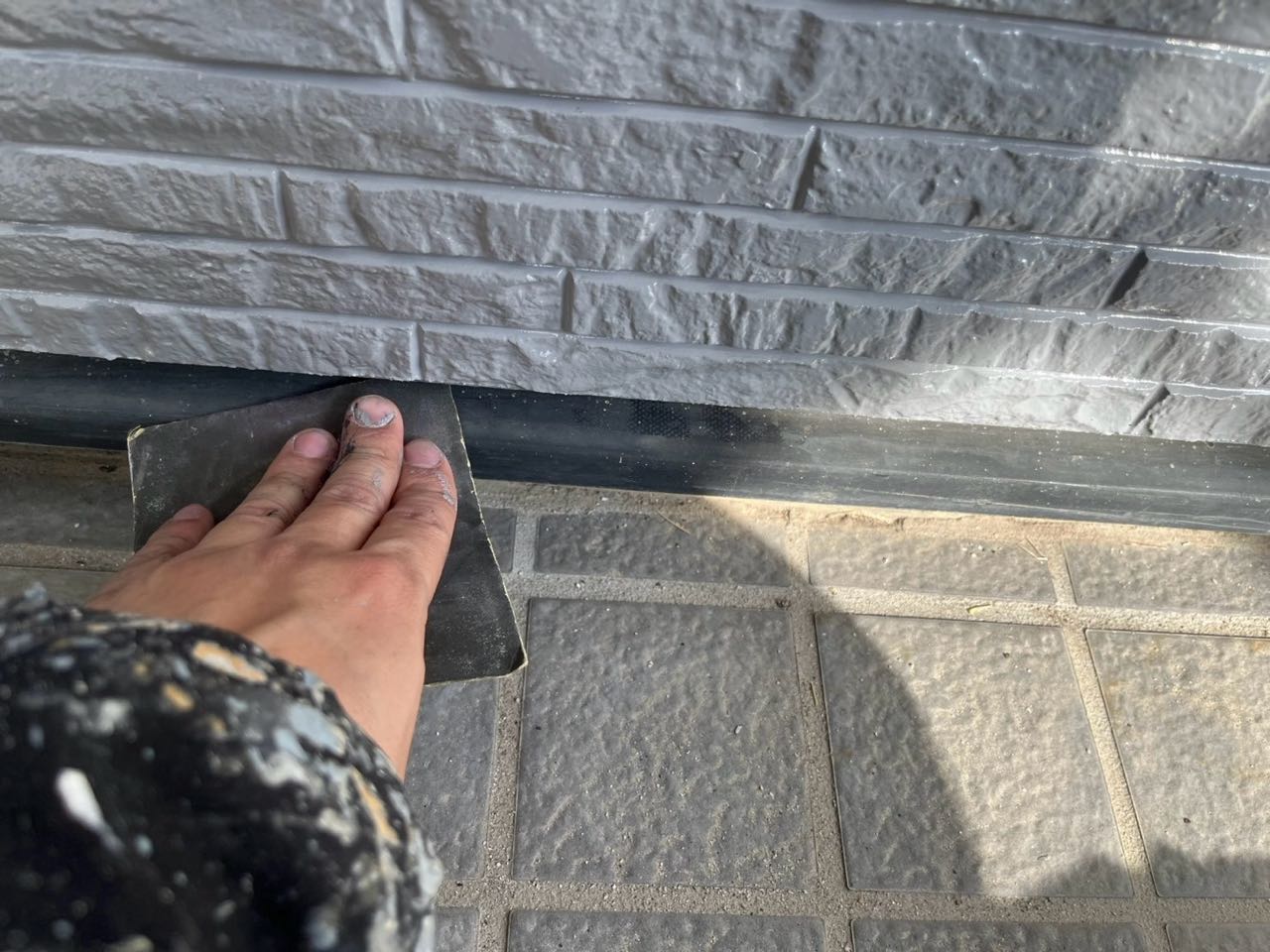 ケレン作業です。