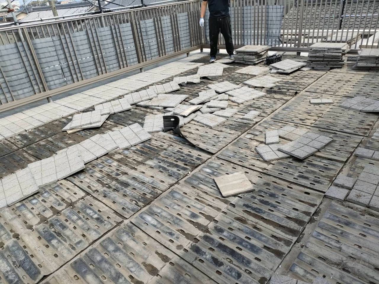 ケレン作業です。