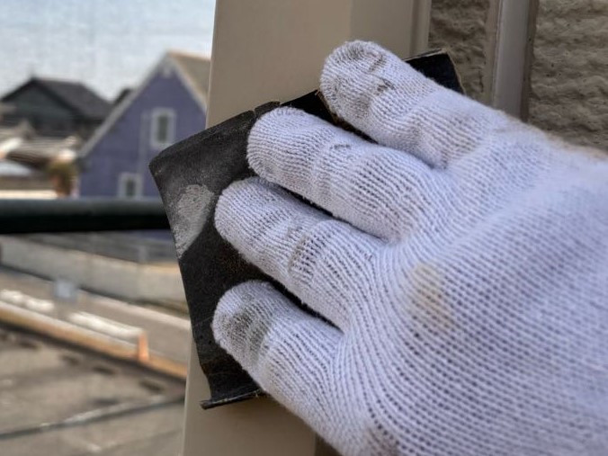 ケレン作業です。