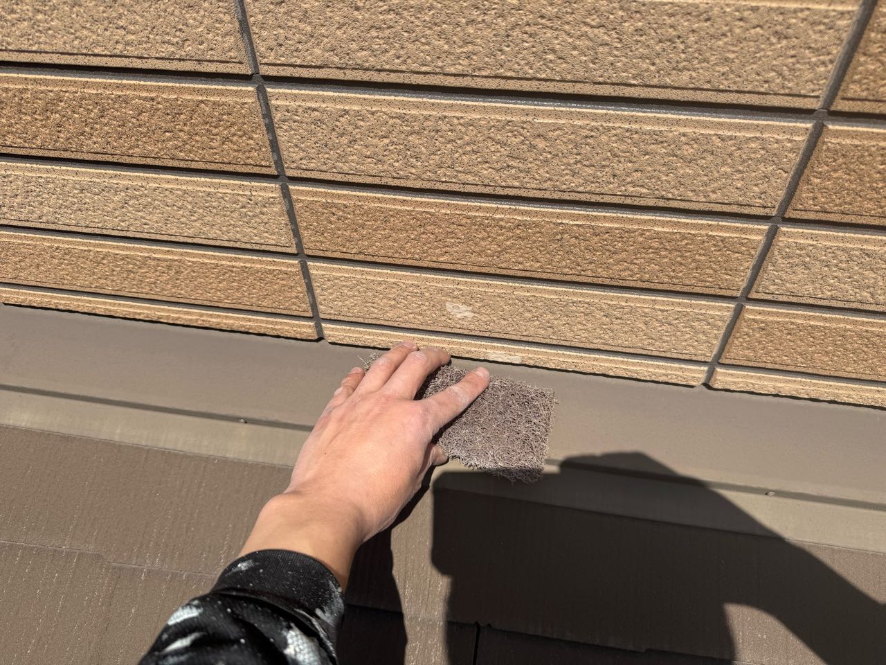 ケレン作業です。