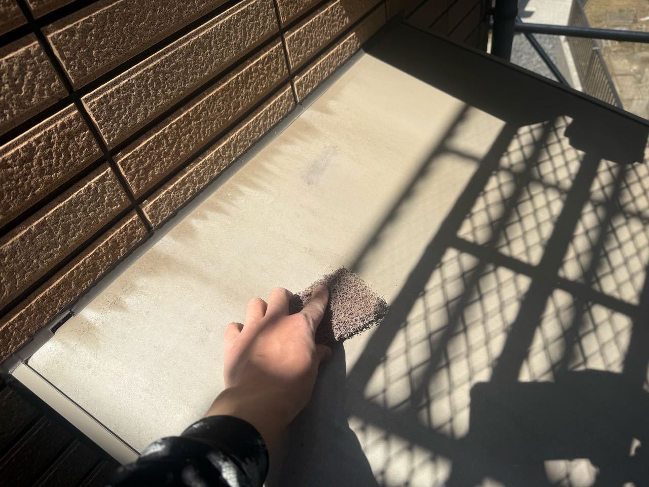 ケレン作業です。