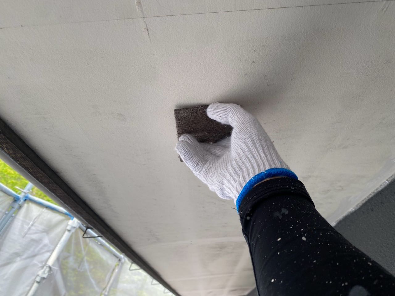 ケレン作業です。