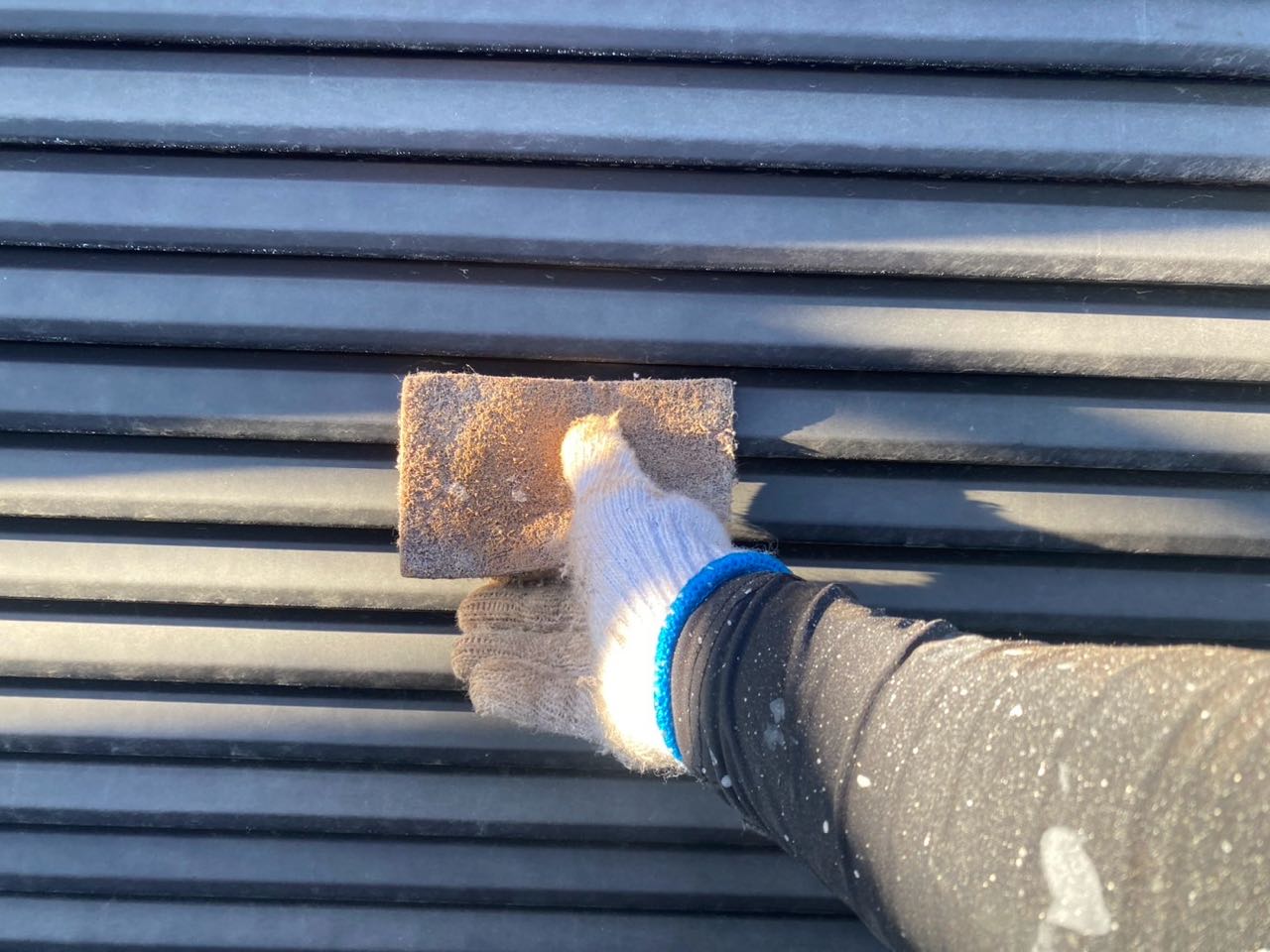 ケレン作業です。