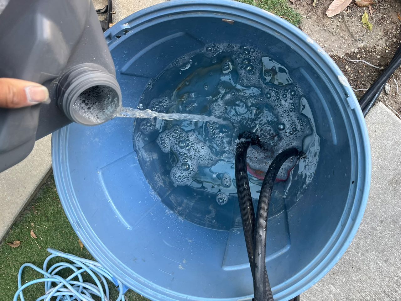 バイオ洗浄原液混入。