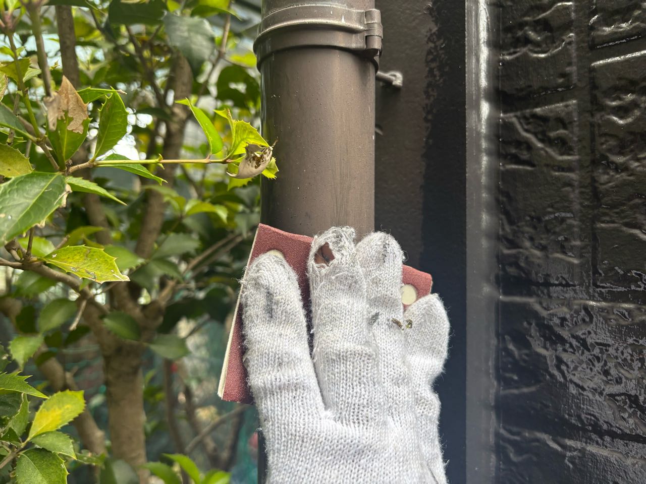 ケレン作業です。