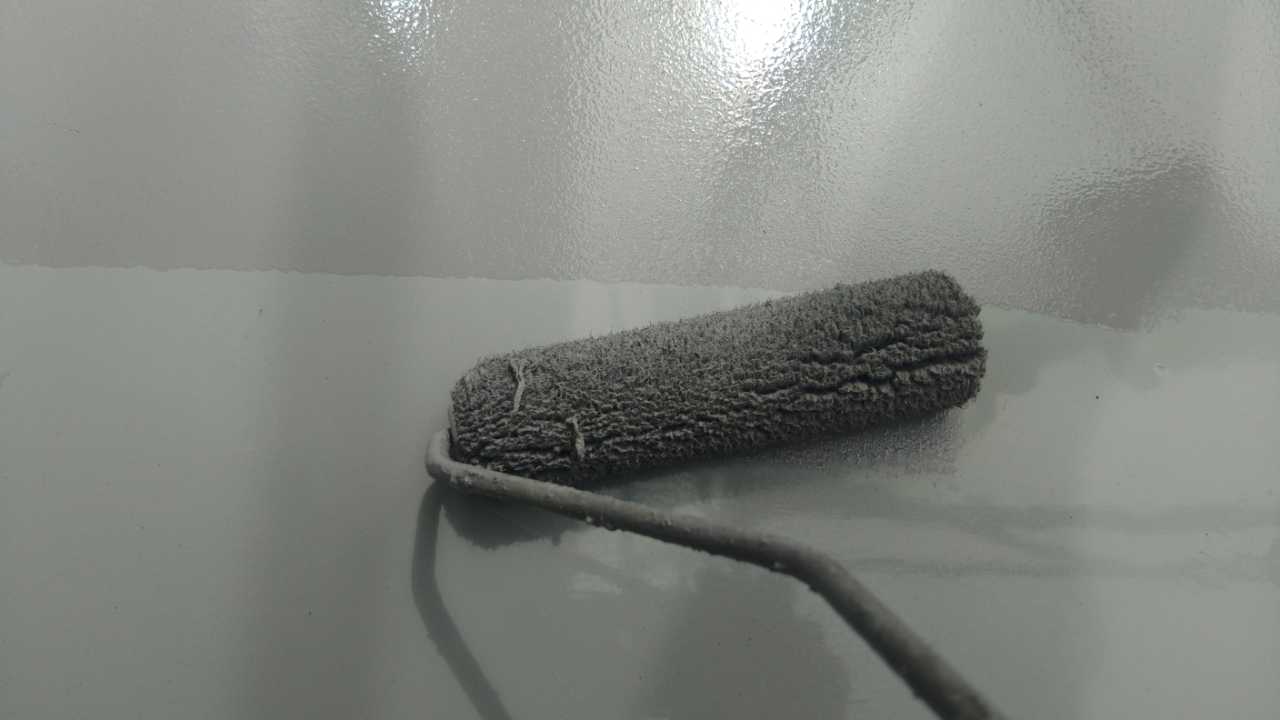 トップコート塗布。