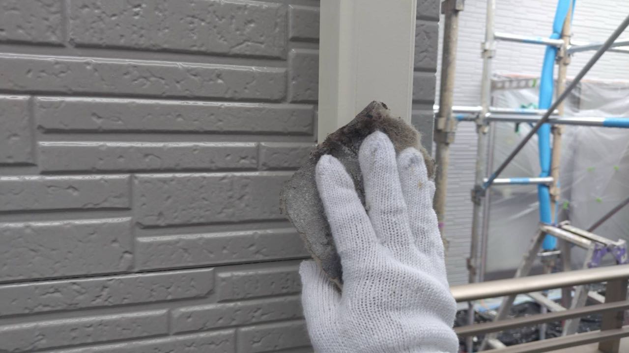 ケレン作業です。