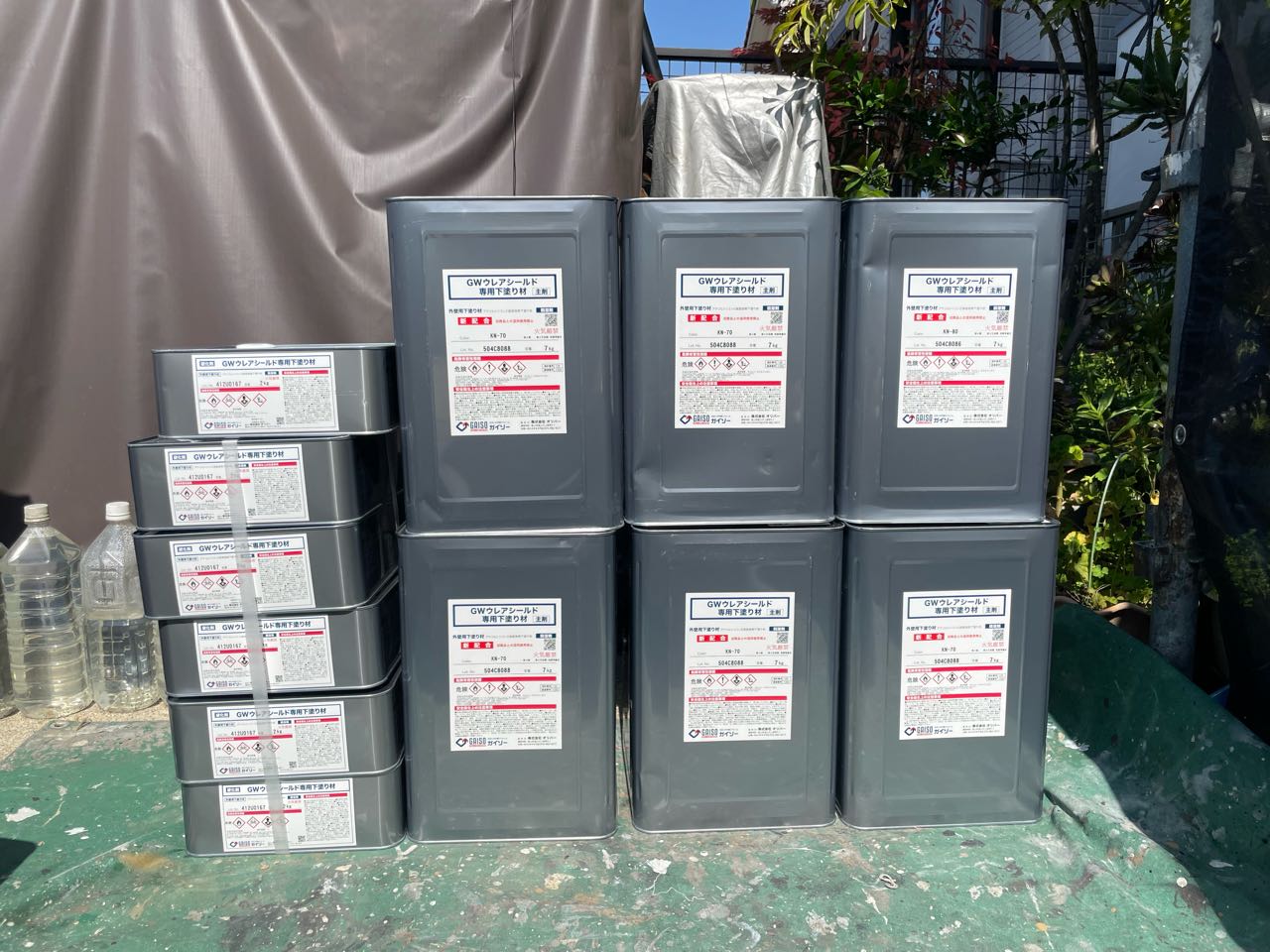 材料検収です。