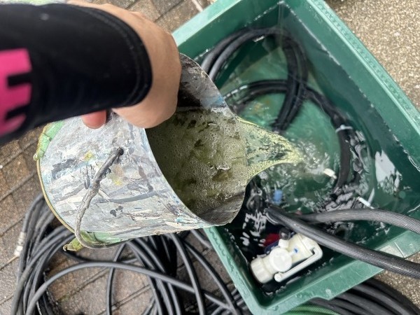 バイオ洗浄原液混入。