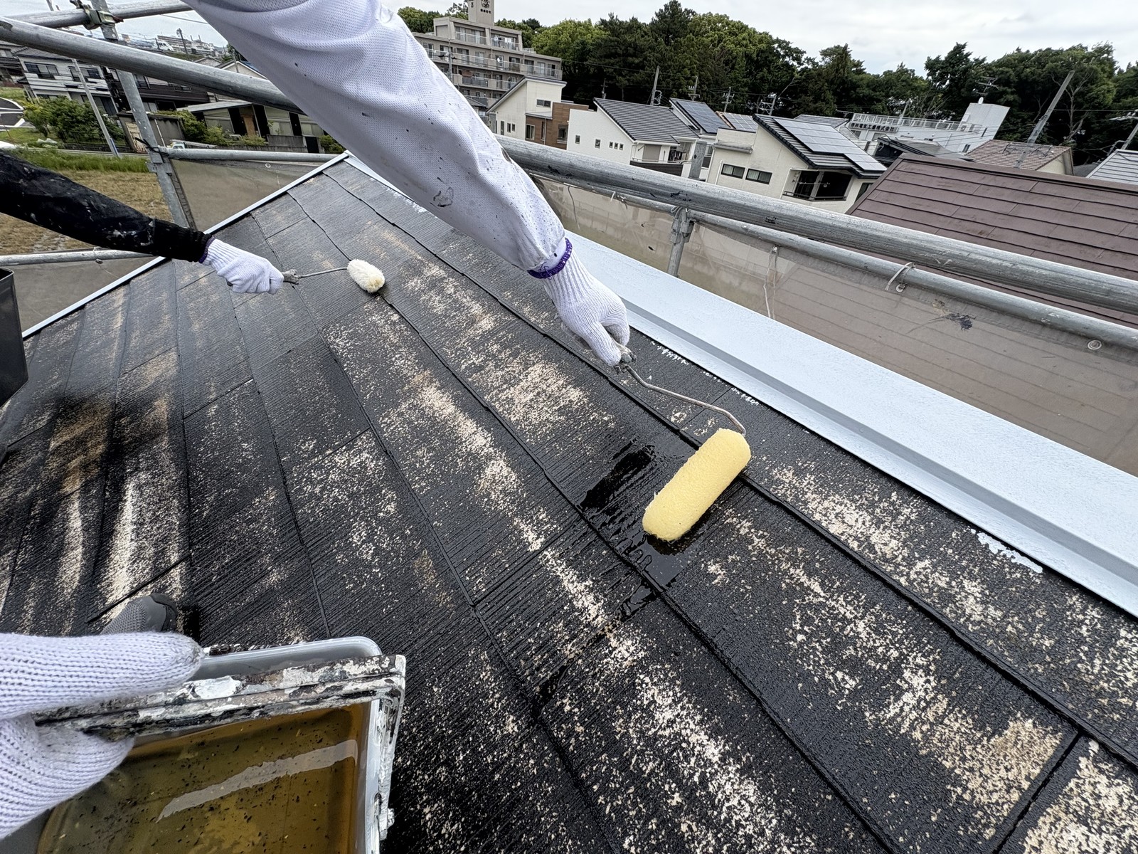 シーラー塗布2回目です。
