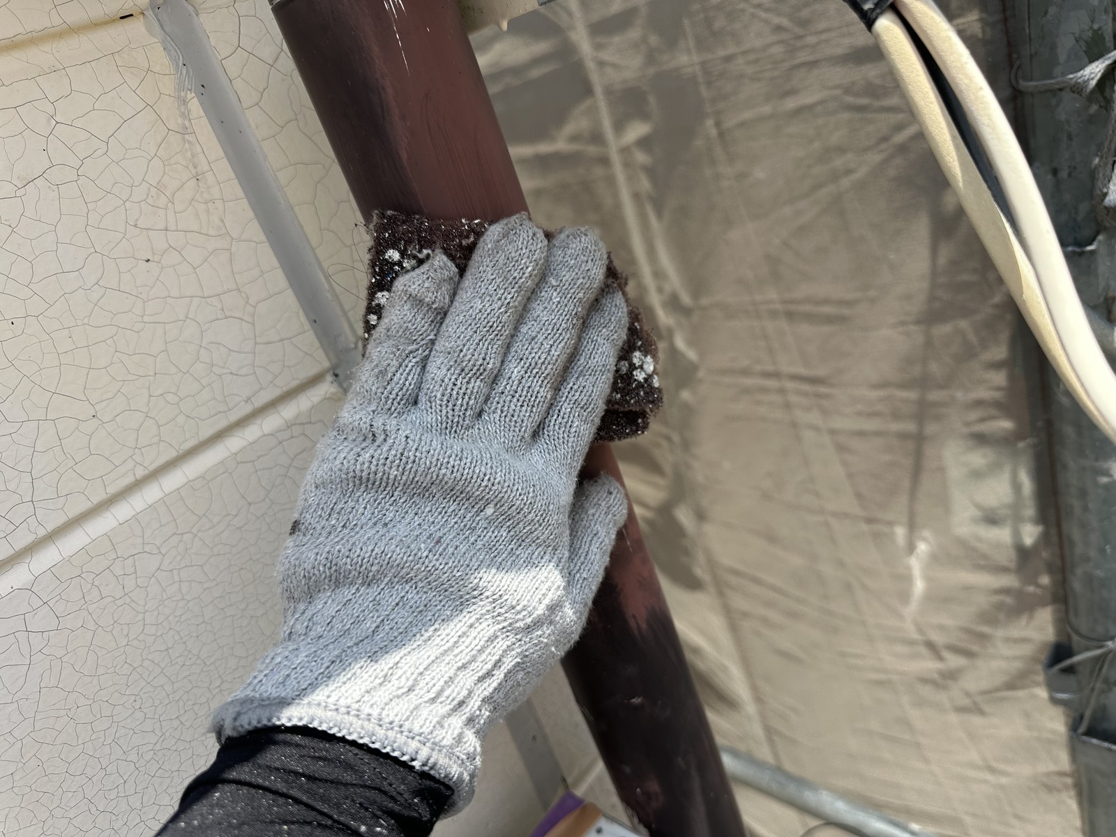 ケレン作業です。