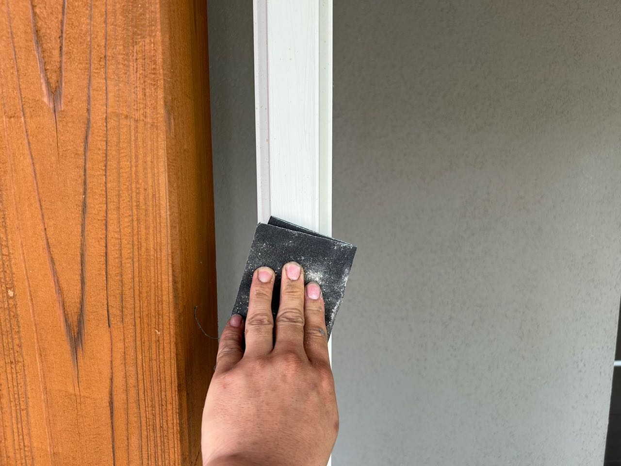 ケレン作業です。