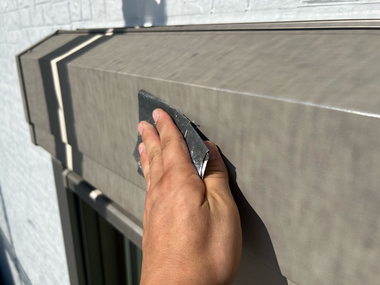 ケレン作業です。