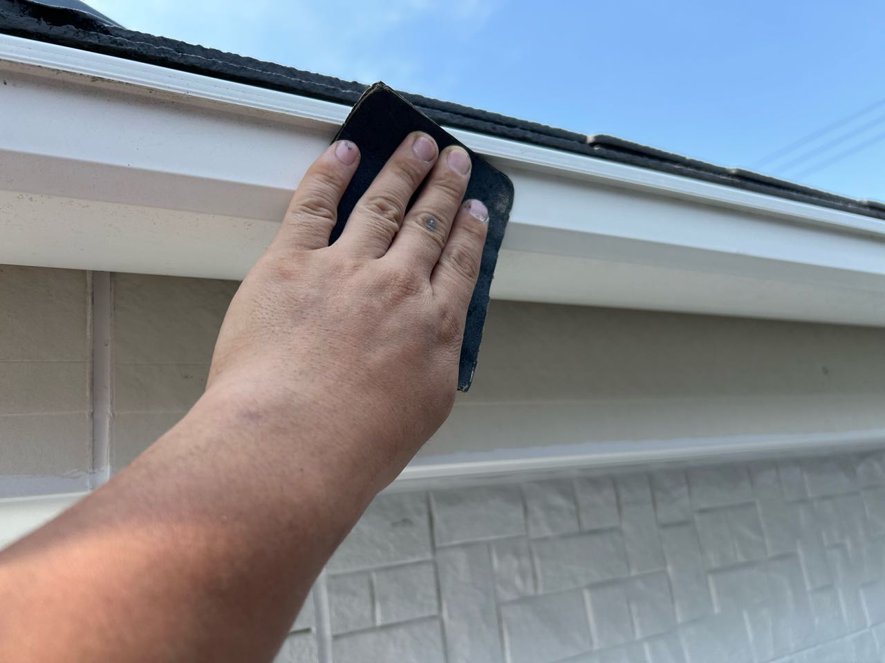 ケレン作業です。