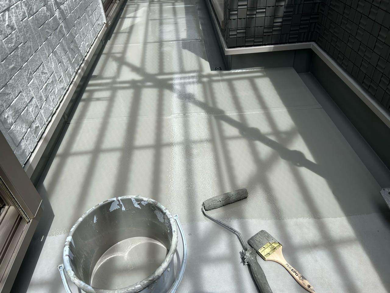 トップコート塗布。