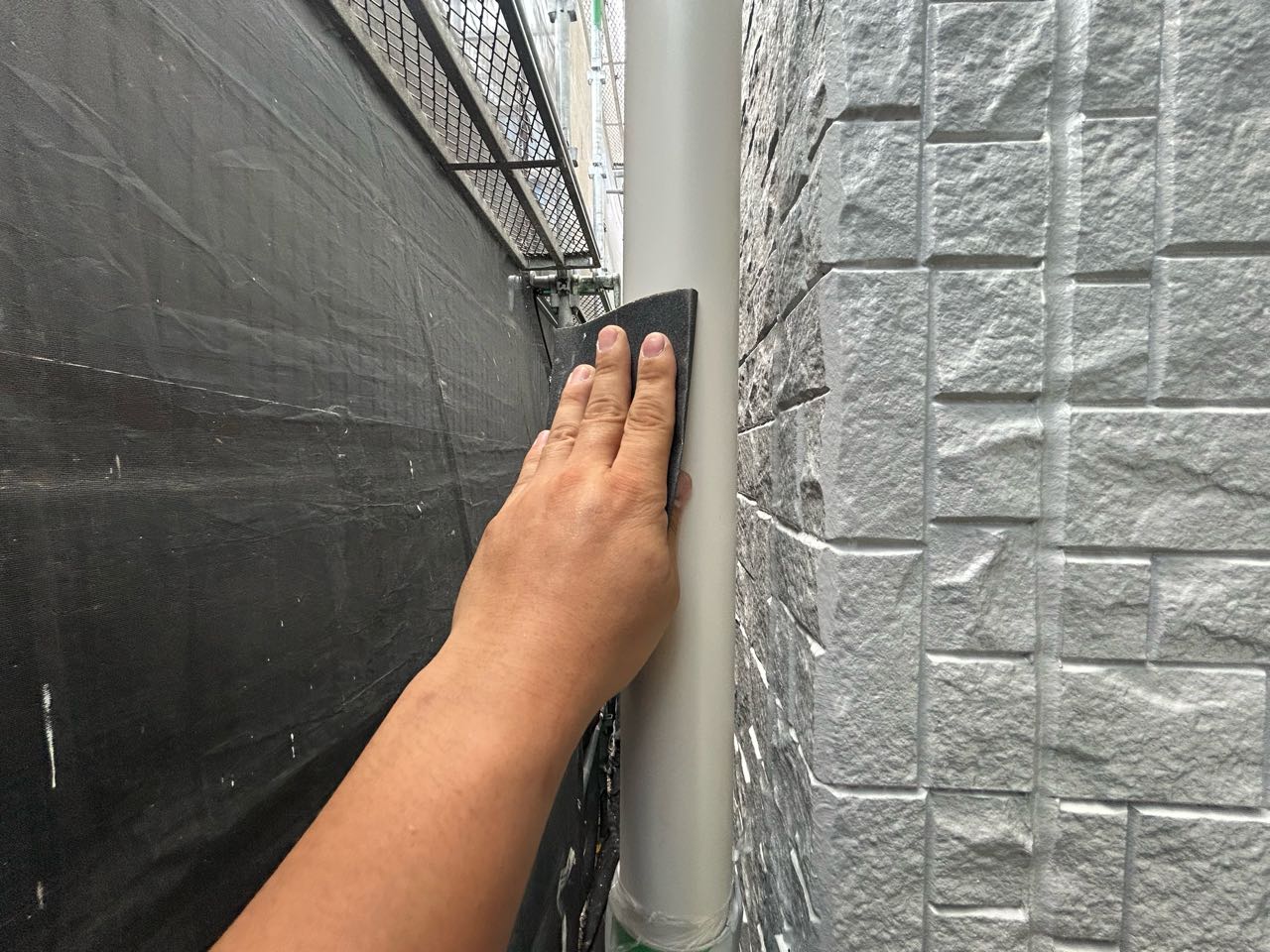 ケレン作業です。