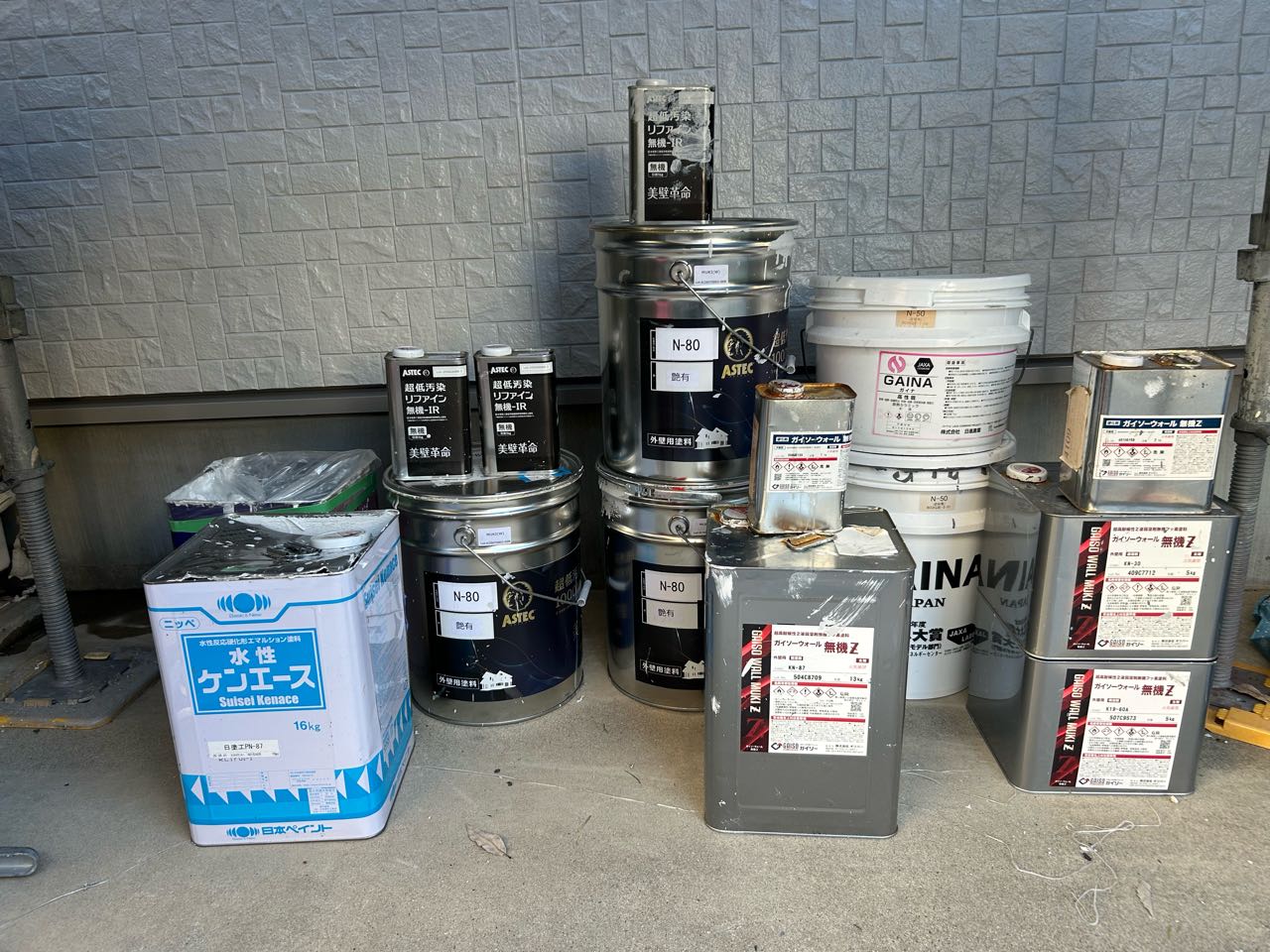 材料検収です。