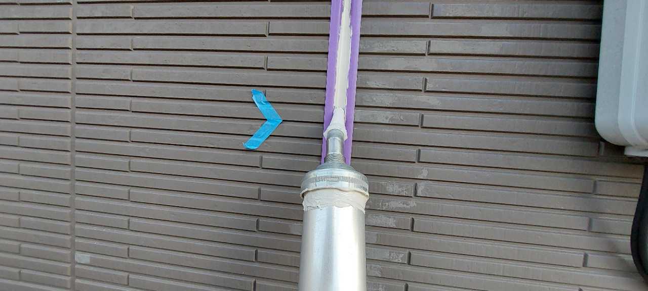 コーキング充填します。