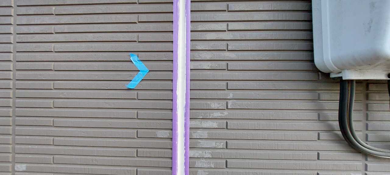 マスキングを剥がします。