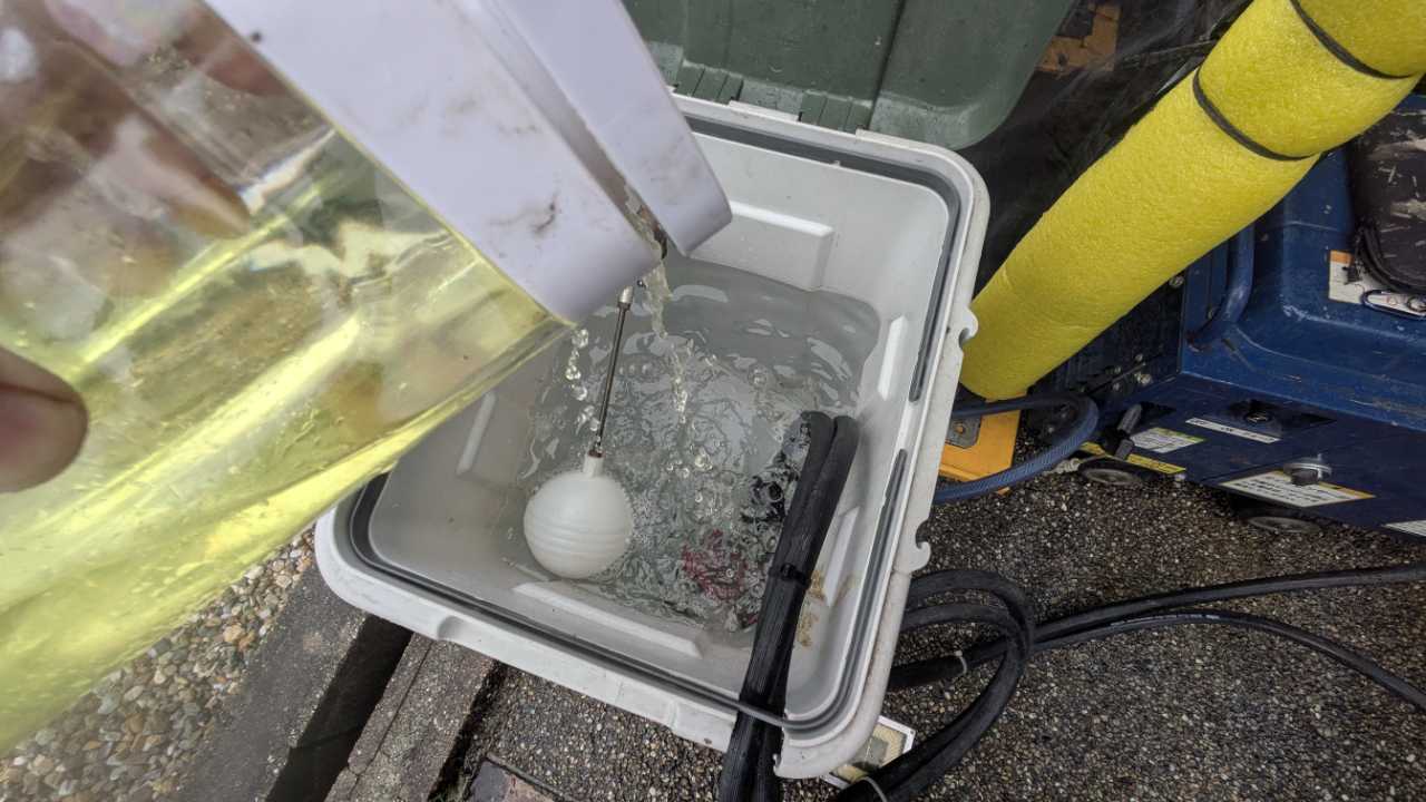 バイオ洗浄原液混入。