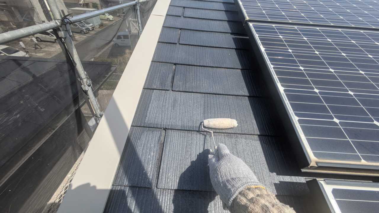 シーラー塗布2回目です。