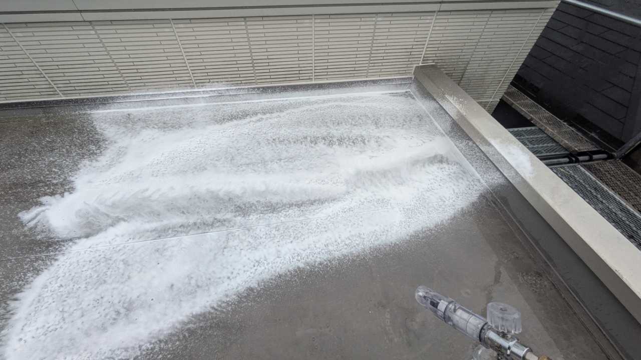 バイオ洗浄塗布です。