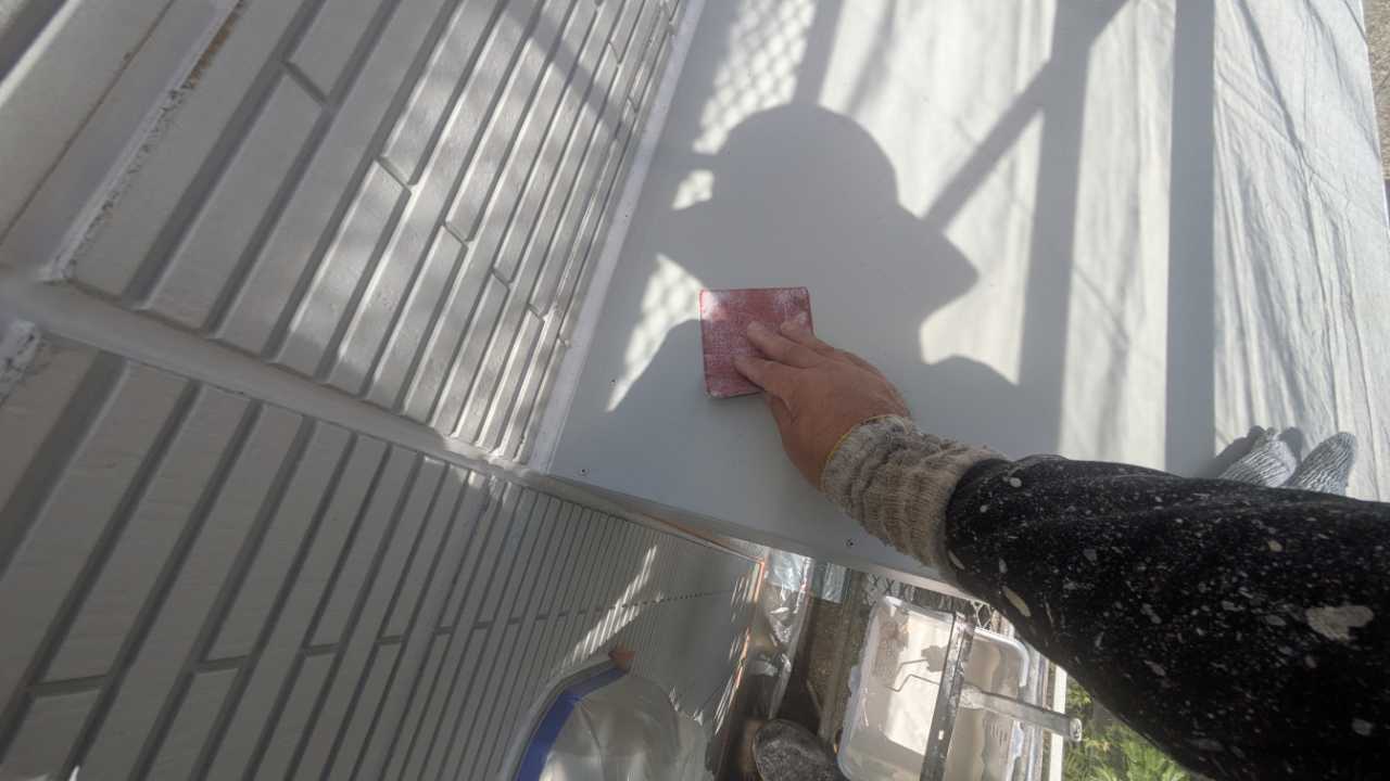 ケレン作業です。