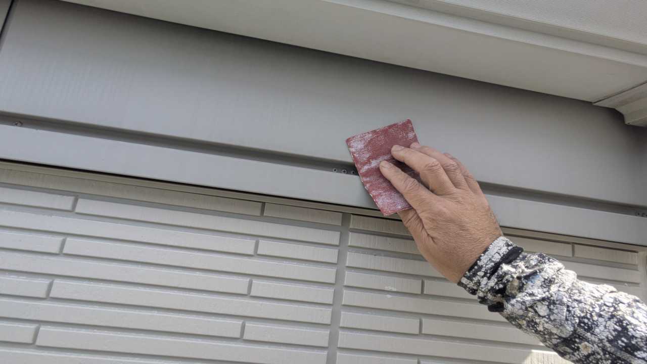 ケレン作業です。