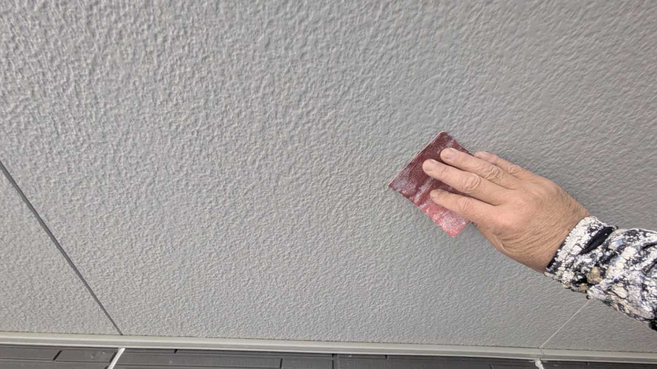 ケレン作業です。