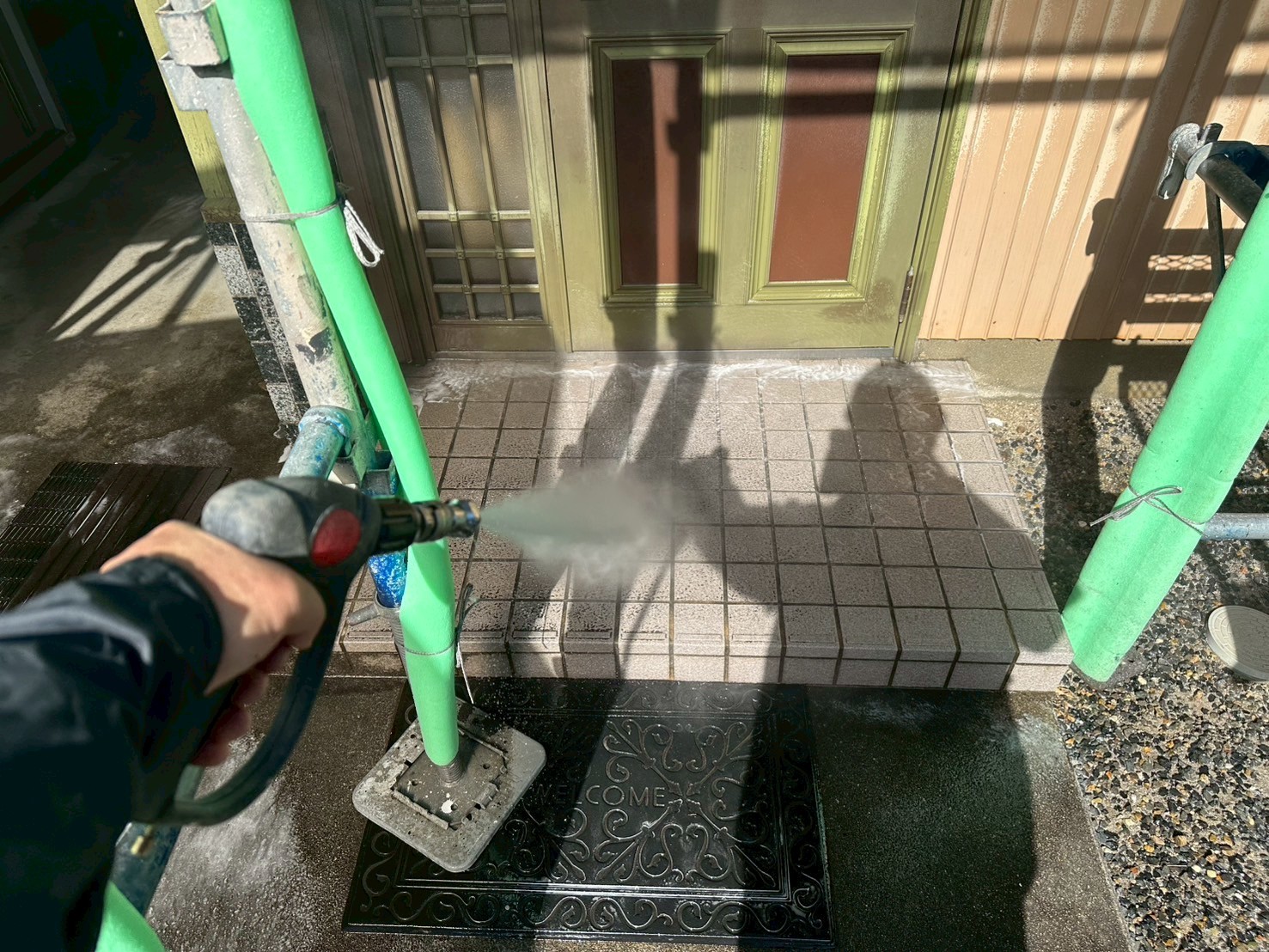 バイオ洗浄塗布です。