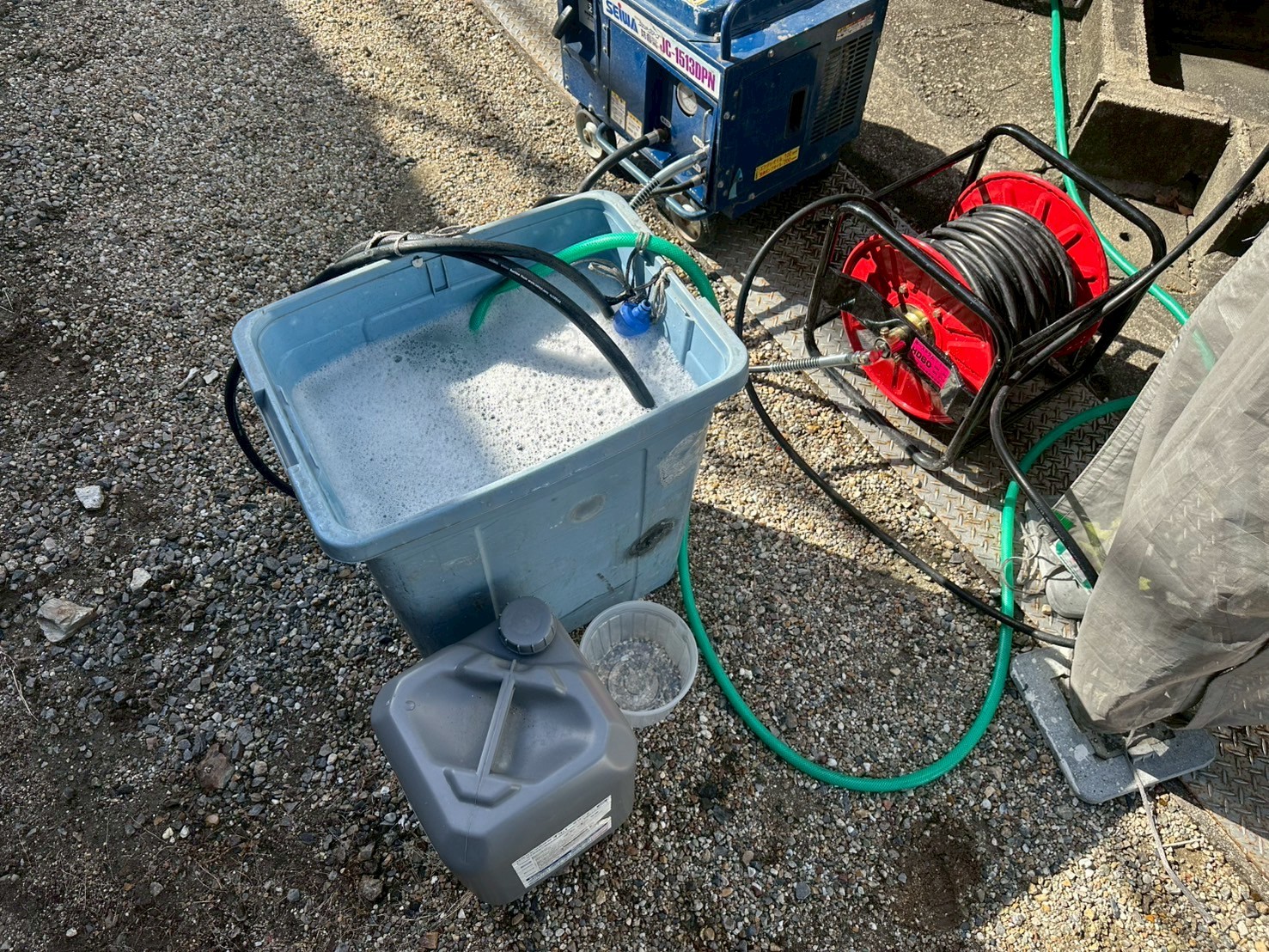 バイオ洗浄原液混入。