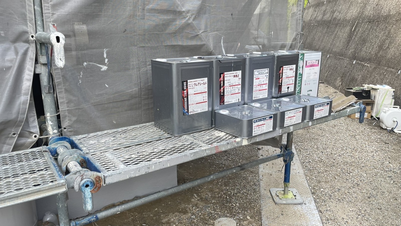 材料検収です。