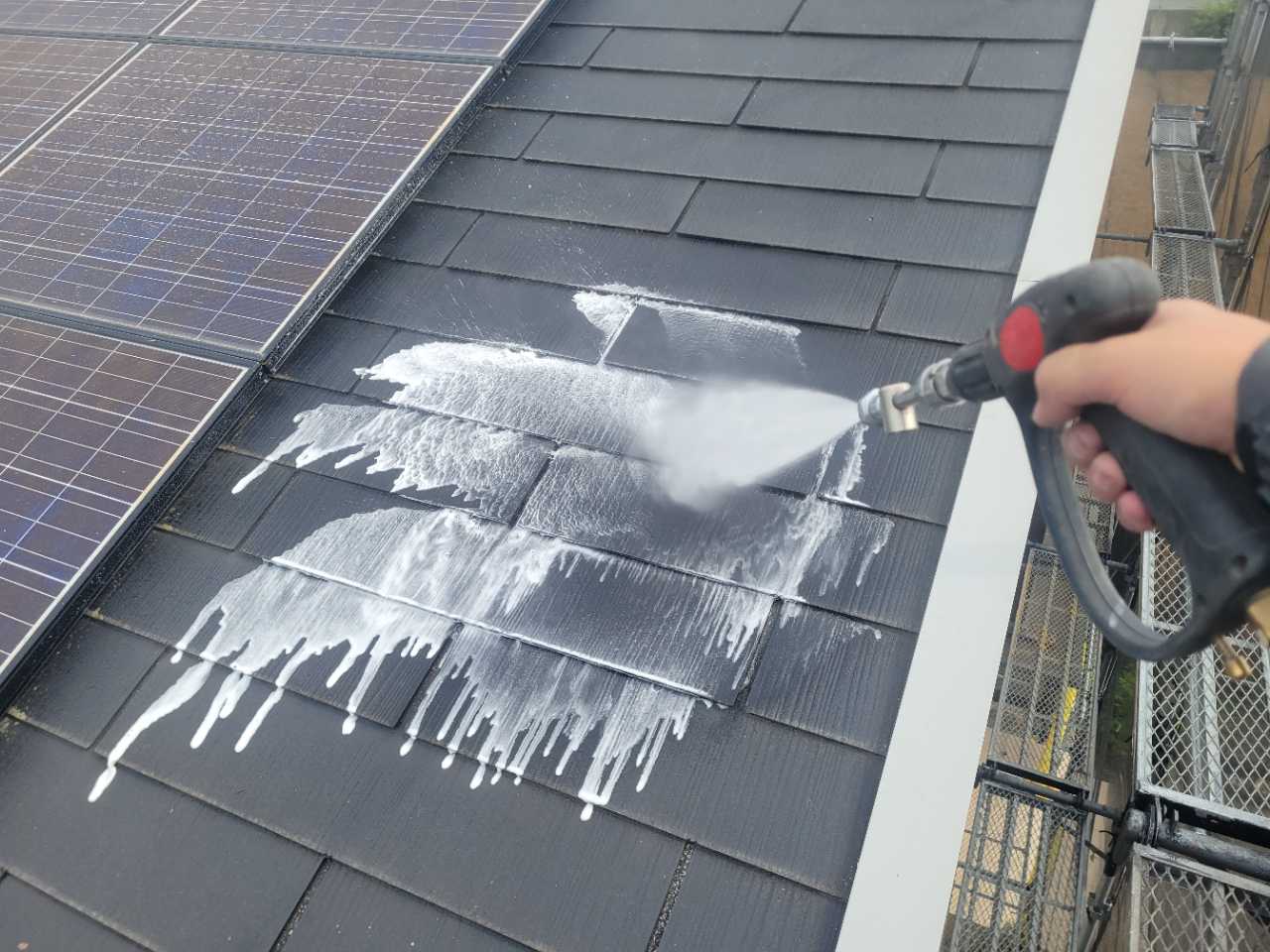 バイオ洗浄塗布です。