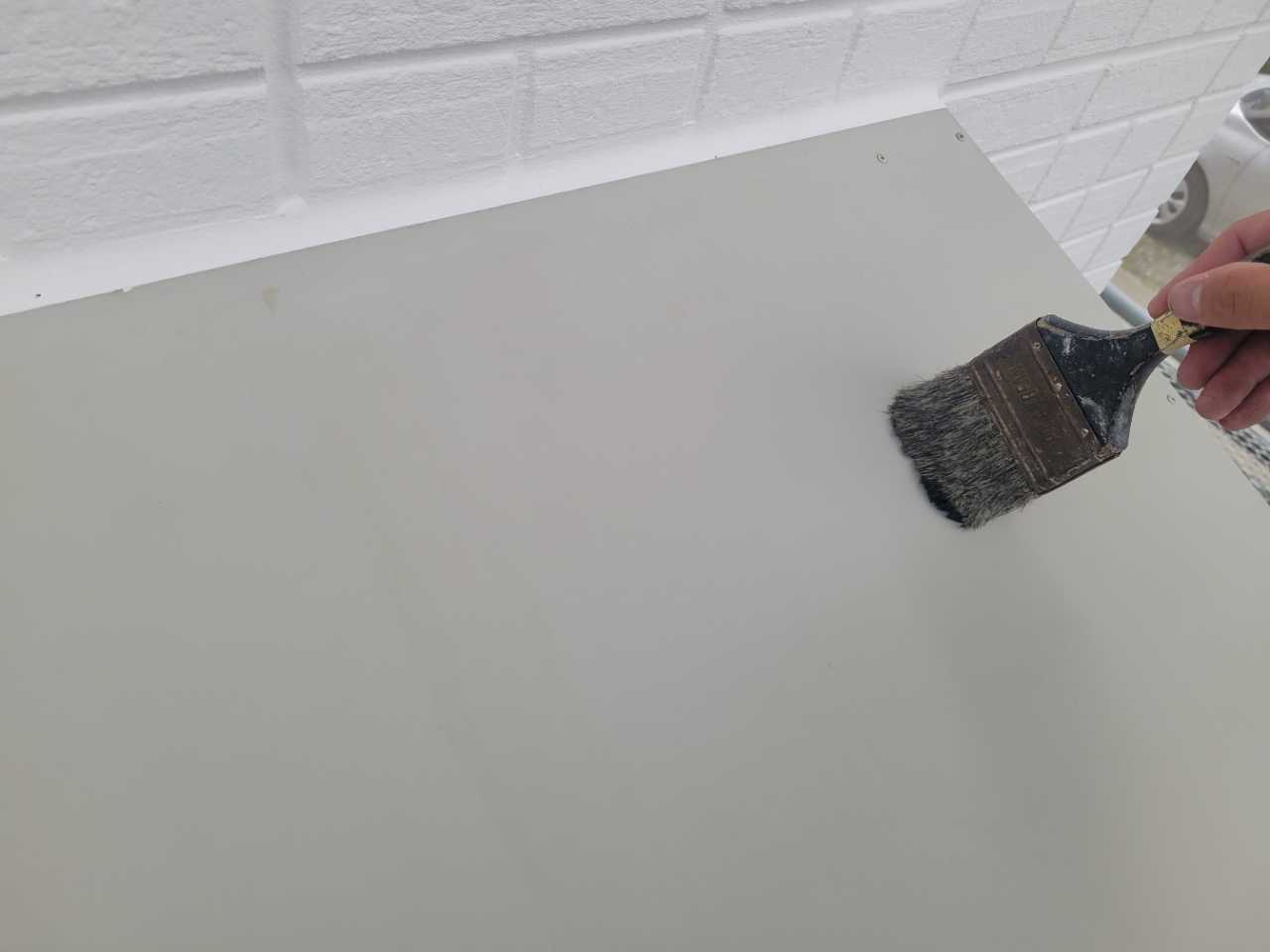 ケレン作業です。