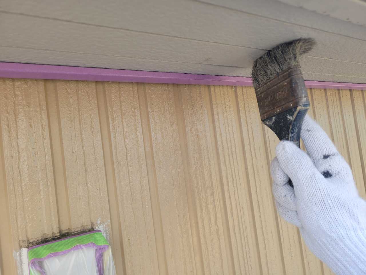 ケレン作業です。