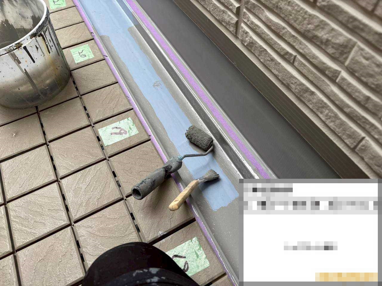 トップコート塗布。