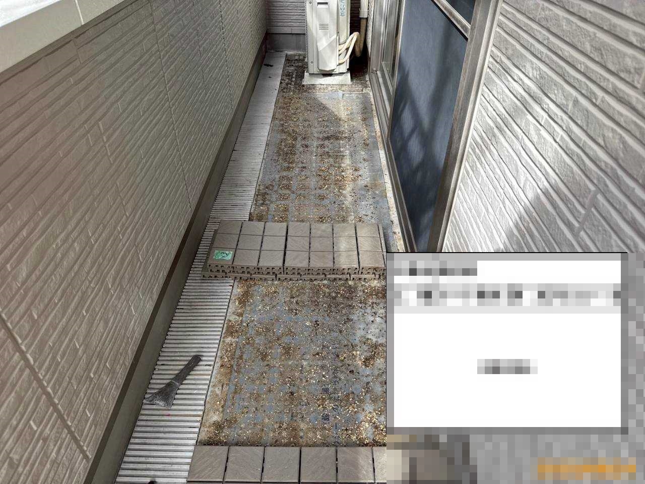 ケレン作業です。