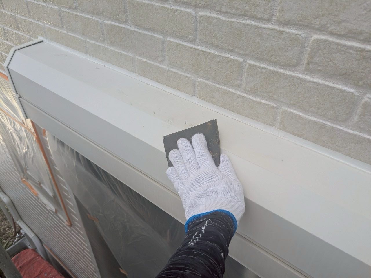 ケレン作業です。