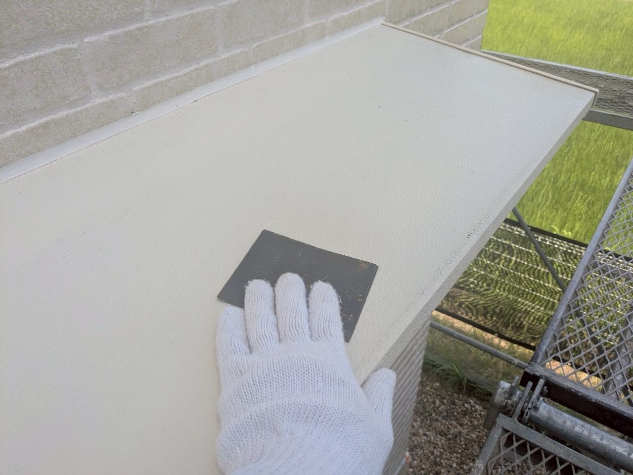 ケレン作業です。