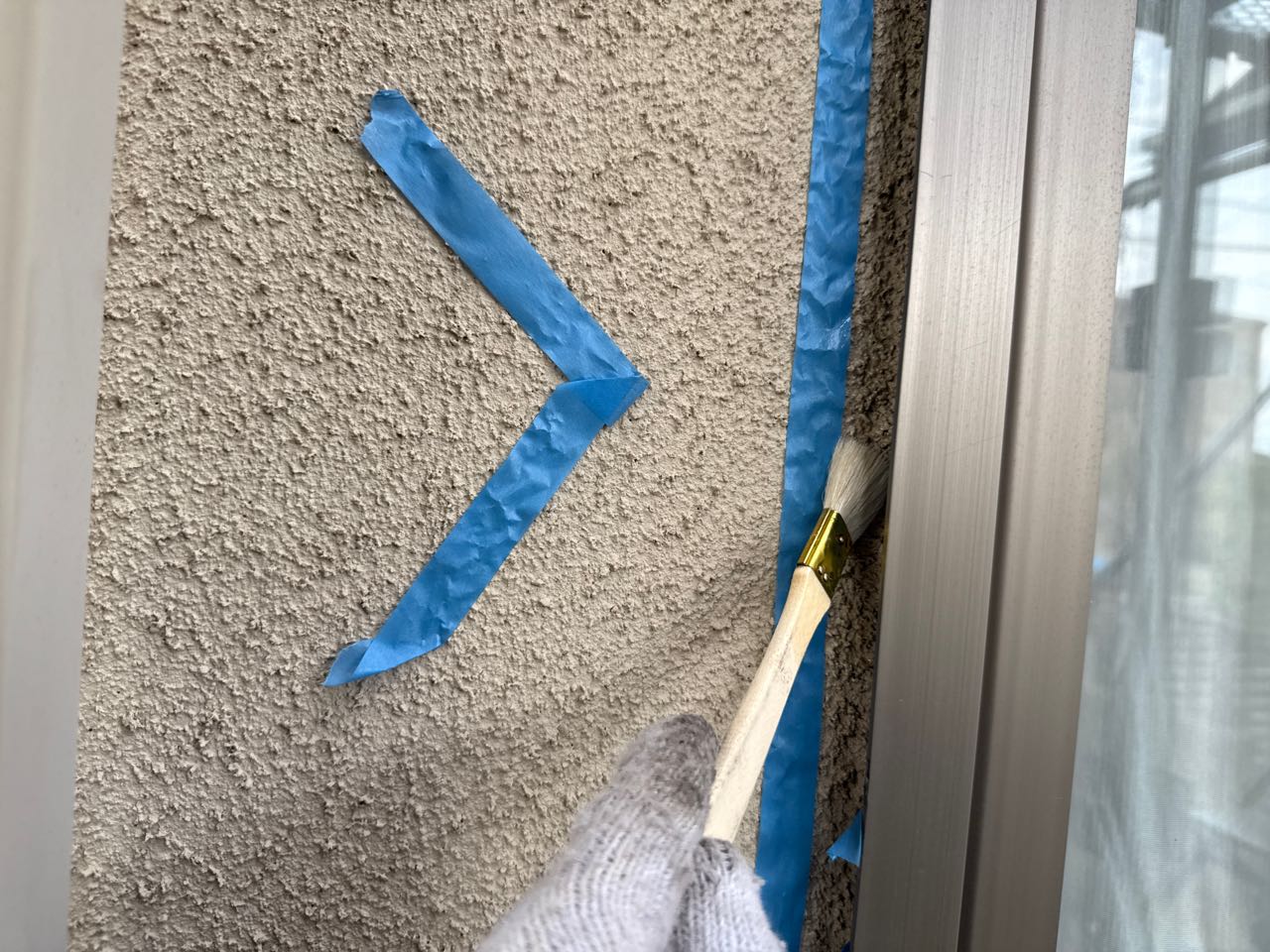 プライマー塗布します。