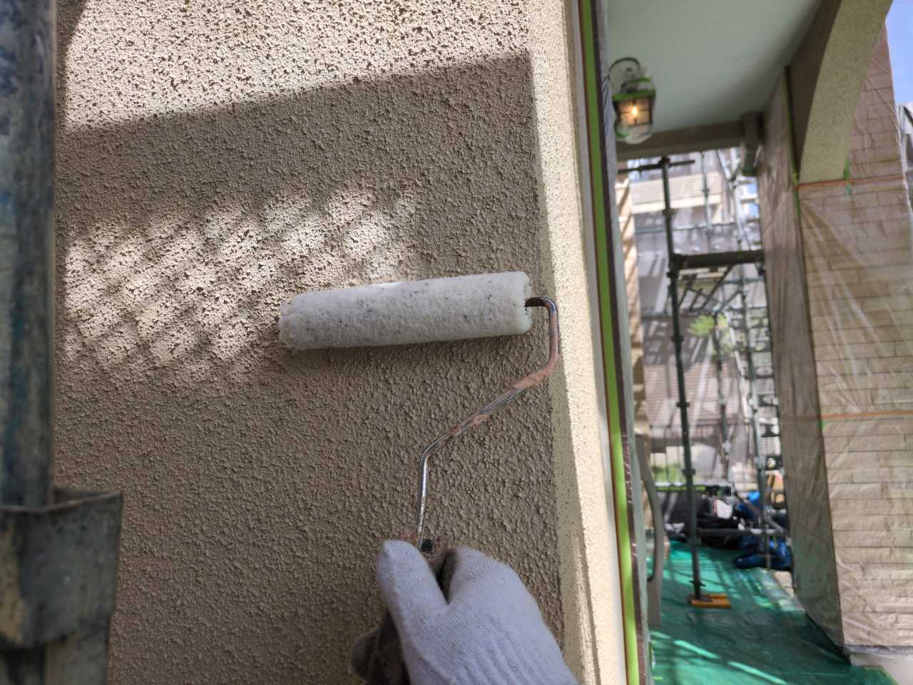 下塗りです。