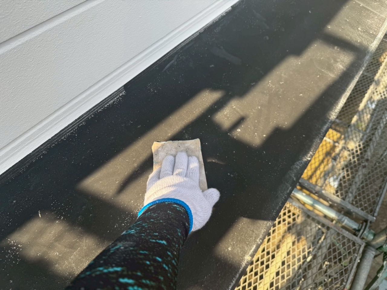 ケレン作業です。