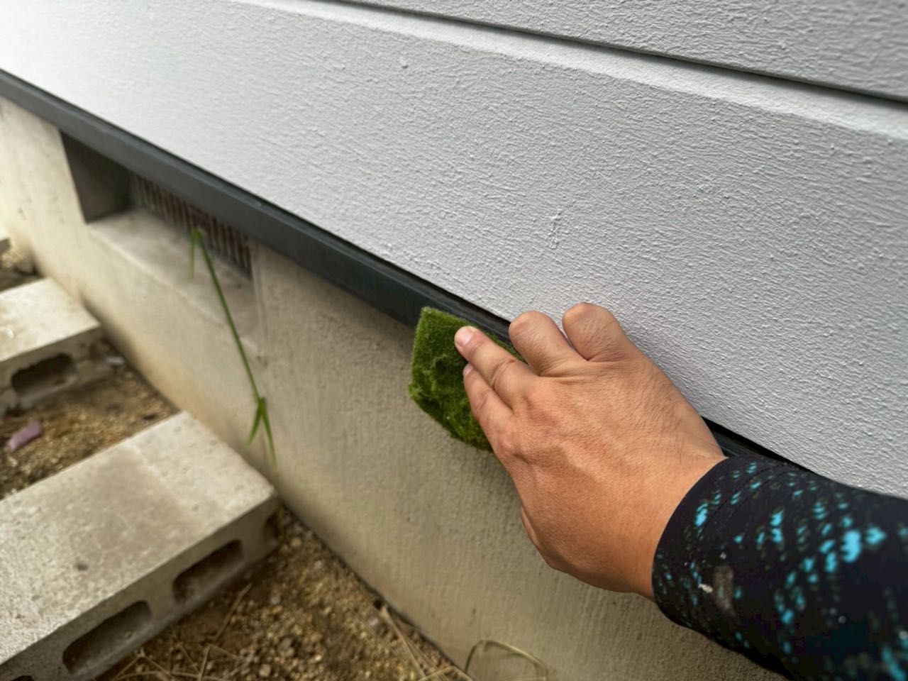 ケレン作業です。