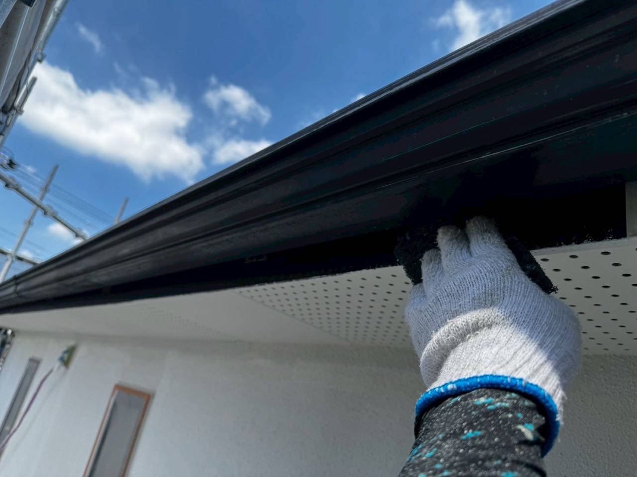 ケレン作業です。